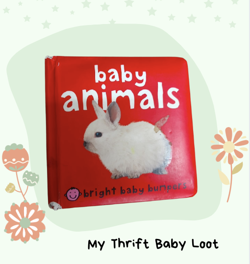 Preloved picture book on baby animals